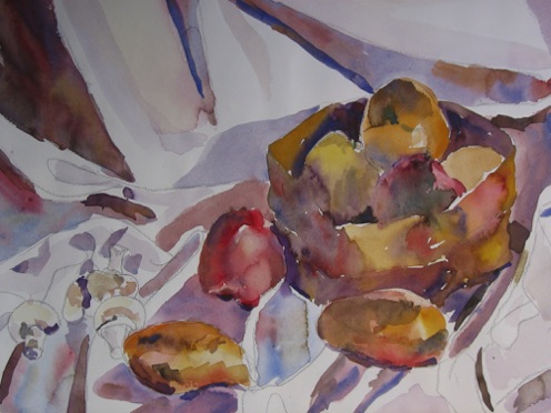 Aquarell, 1987,
60 x 40
